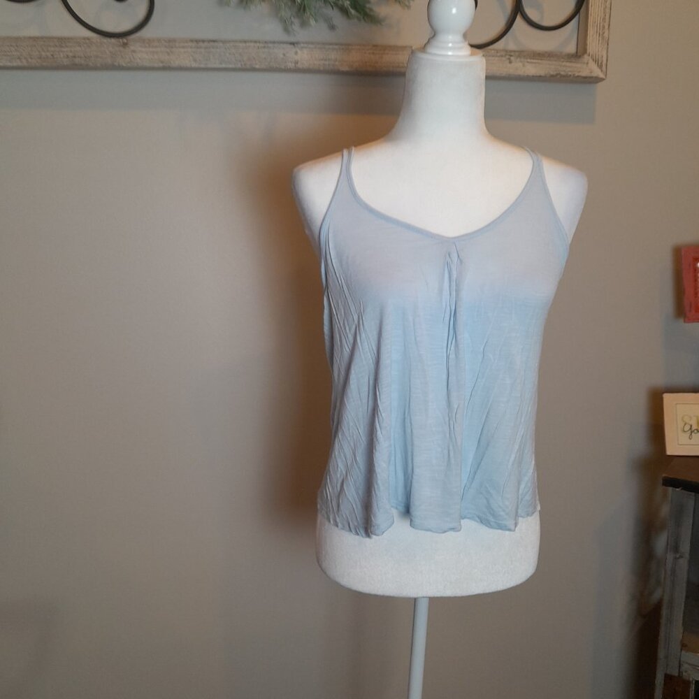 Baby Blue Crop Tee-Tank #Beach #Summer